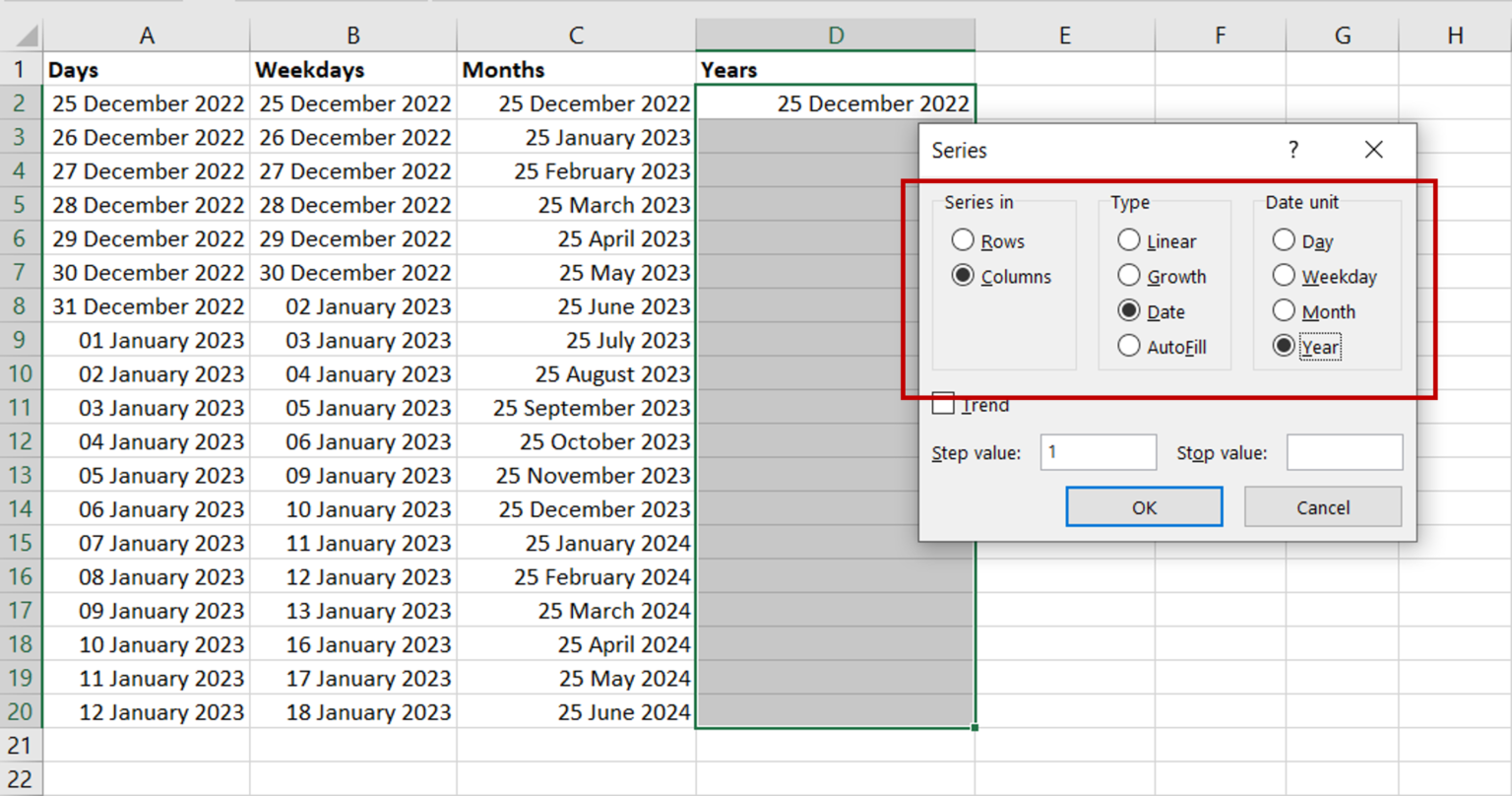 How To Populate Dates In Excel SpreadCheaters