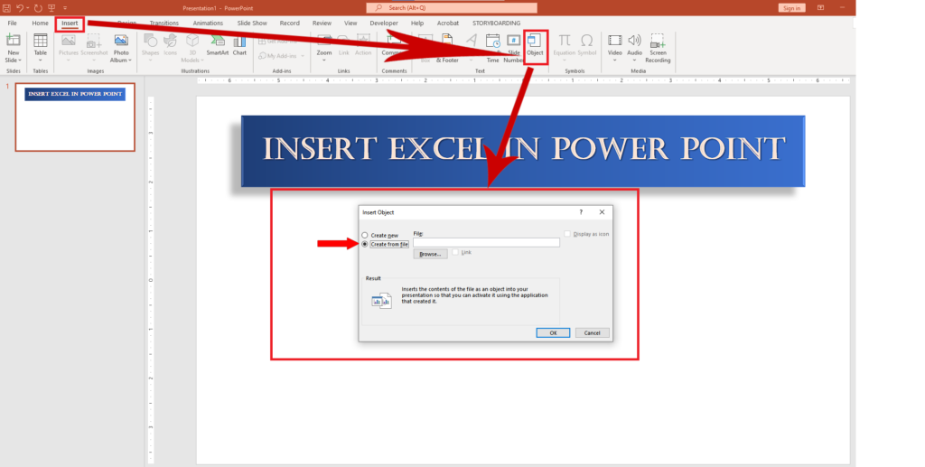 How To Insert An Excel File In Powerpoint Spreadcheaters