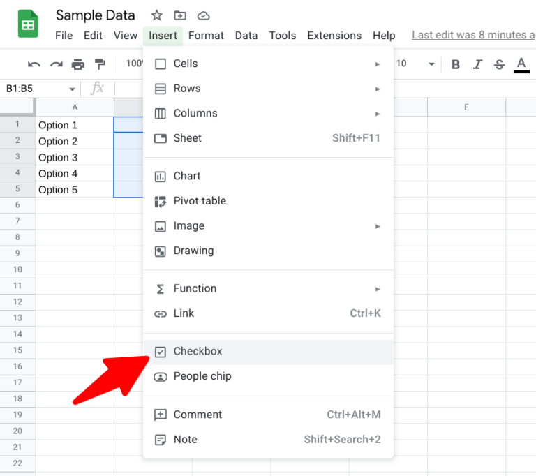 How To Add Check Box In Google Sheets Spreadcheaters