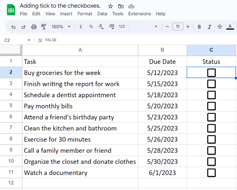 How To Check A Box With The Keyboard. | SpreadCheaters