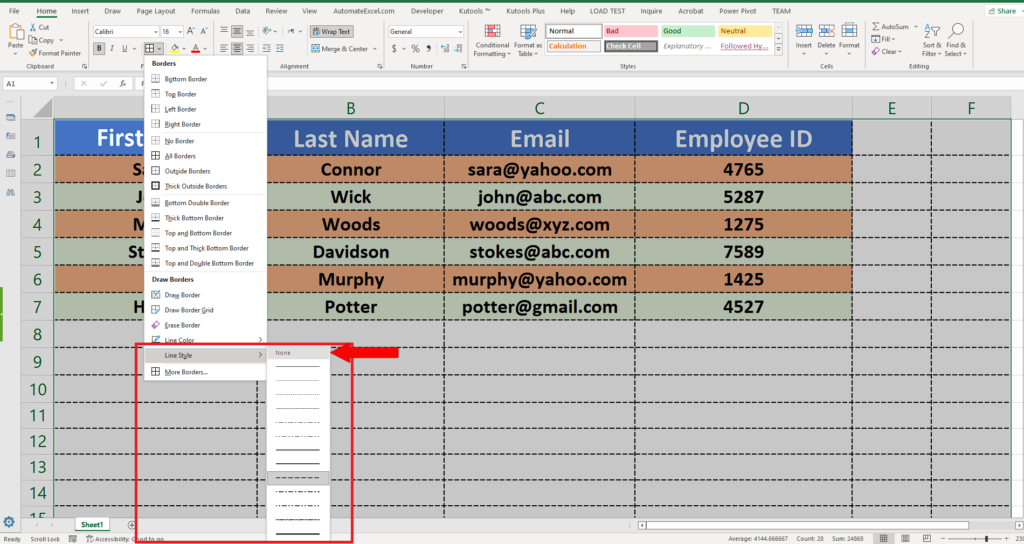 How To Get Rid Of The Dotted Lines In Excel Spreadcheaters 1245