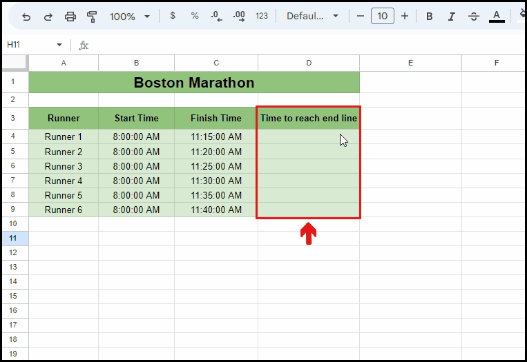 How To Calculate Duration In Google Sheets SpreadCheaters