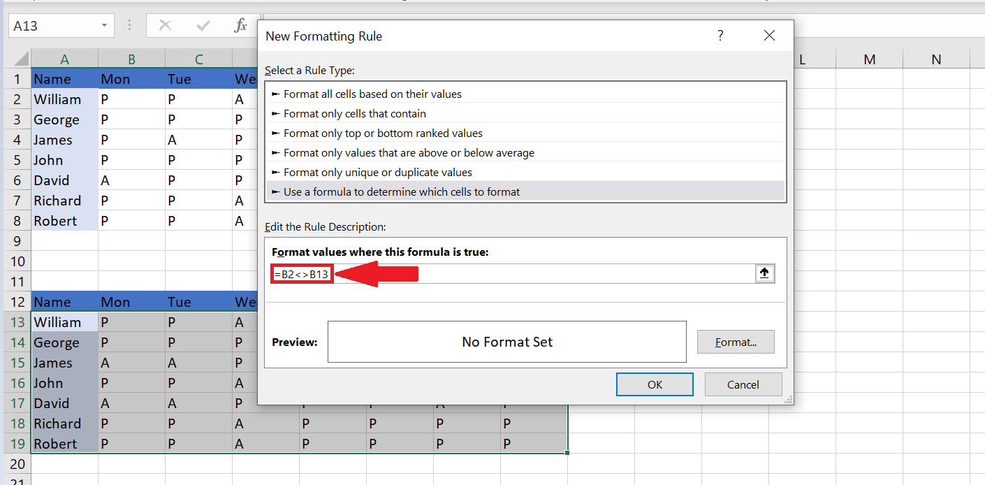 How To Make A Comparison Table In Excel | SpreadCheaters