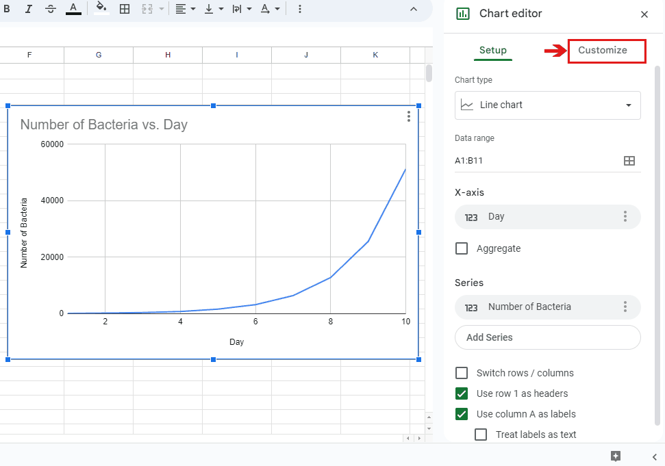 How To Make A Semi log Graph In Google Sheets SpreadCheaters