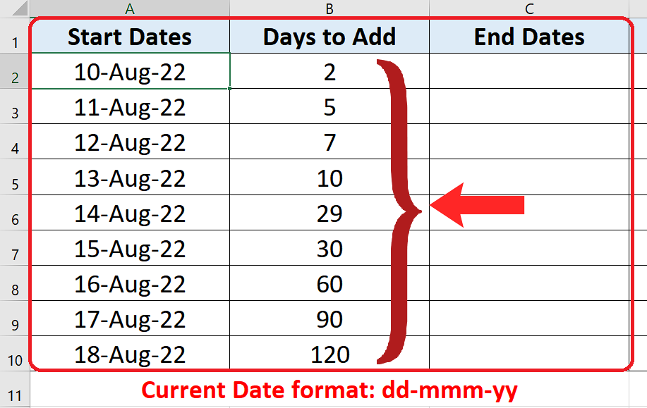 How To Add Days To A Date In Excel SpreadCheaters