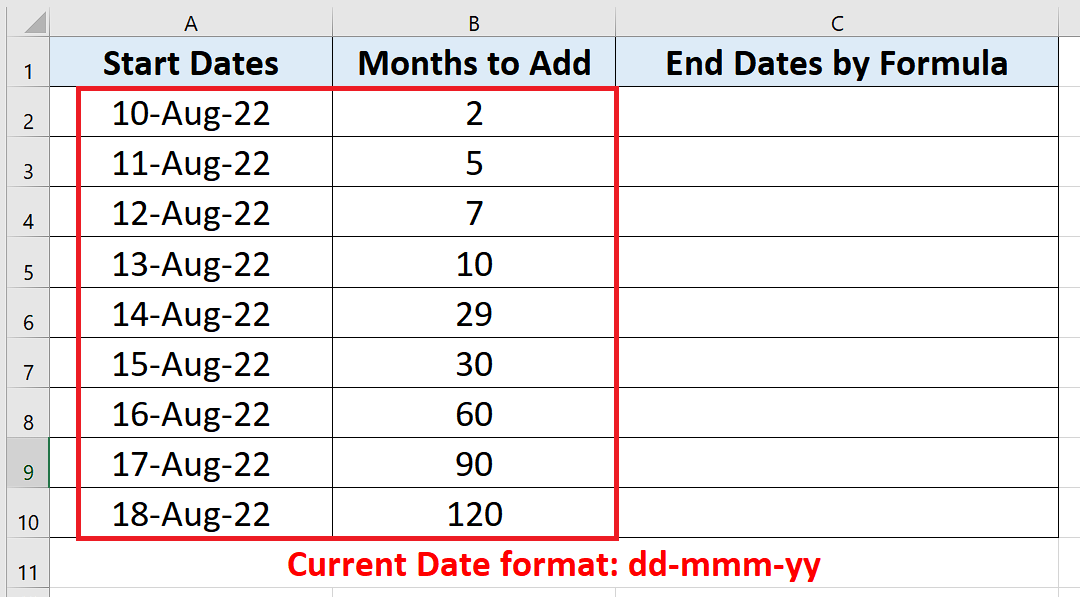 How To Add Months To A Date In Excel SpreadCheaters