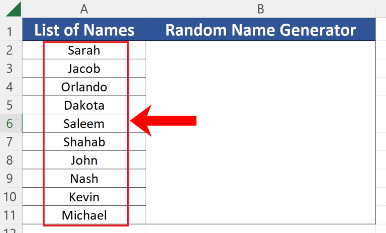 How To Generate A Random Name In Excel SpreadCheaters