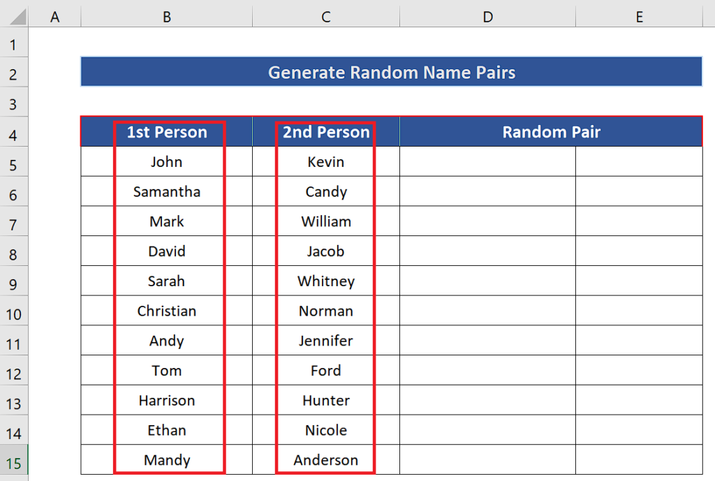 how-to-generate-random-name-pairs-in-excel-spreadcheaters