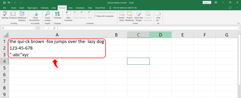 how-to-remove-dashes-in-excel-spreadcheaters