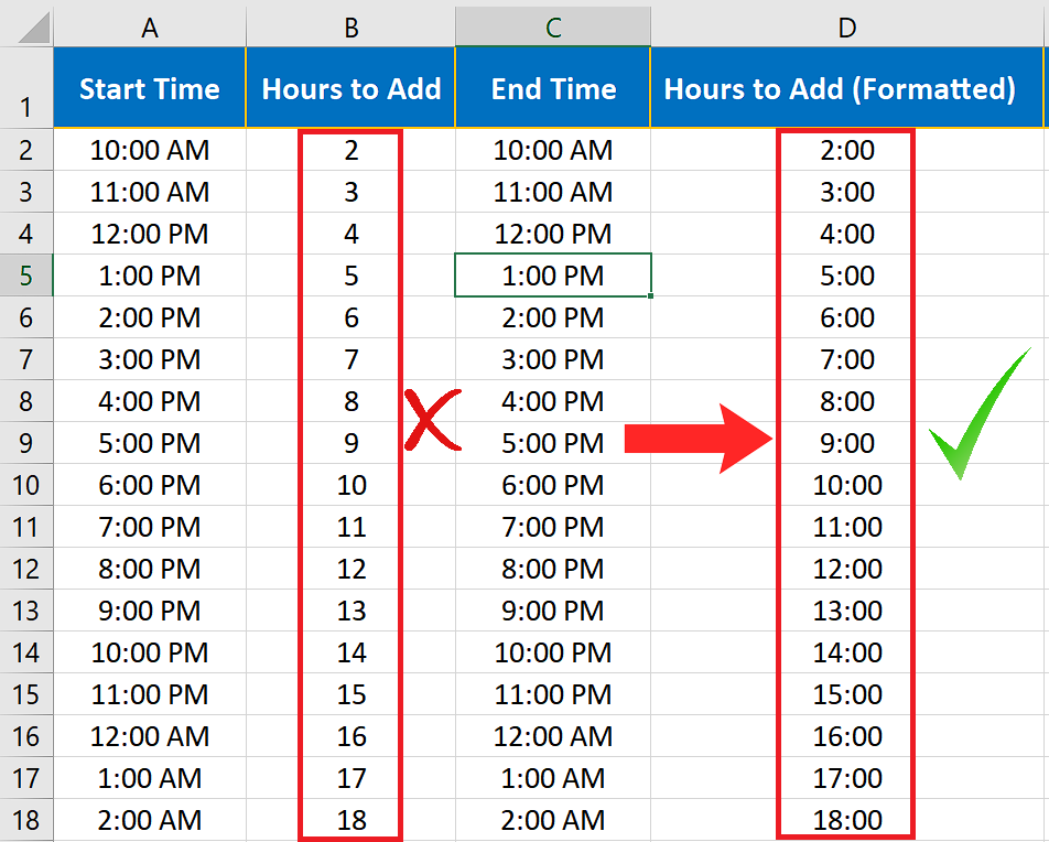 how-to-add-time-in-excel-spreadcheaters