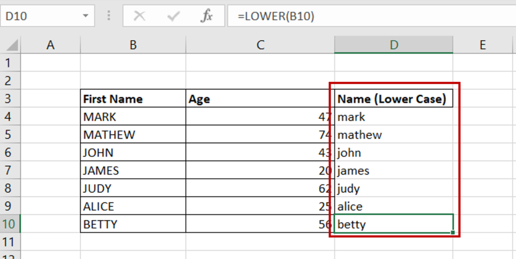 how-to-change-all-caps-to-lowercase-in-excel-spreadcheaters