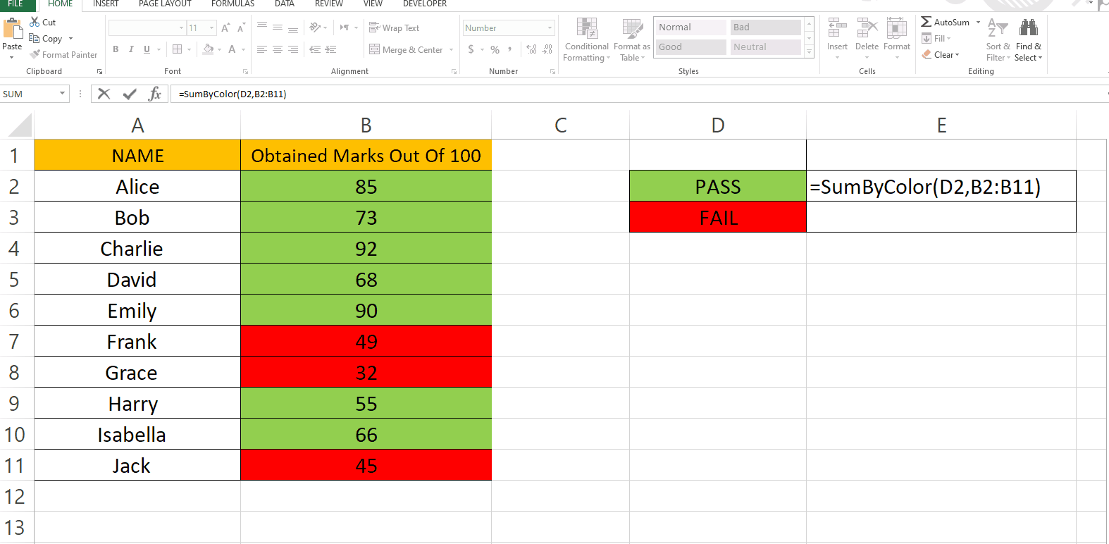 how-to-sum-using-colors-in-excel-spreadcheaters