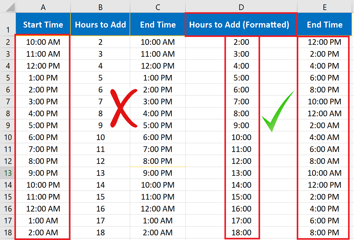 how-to-add-time-in-excel-spreadcheaters