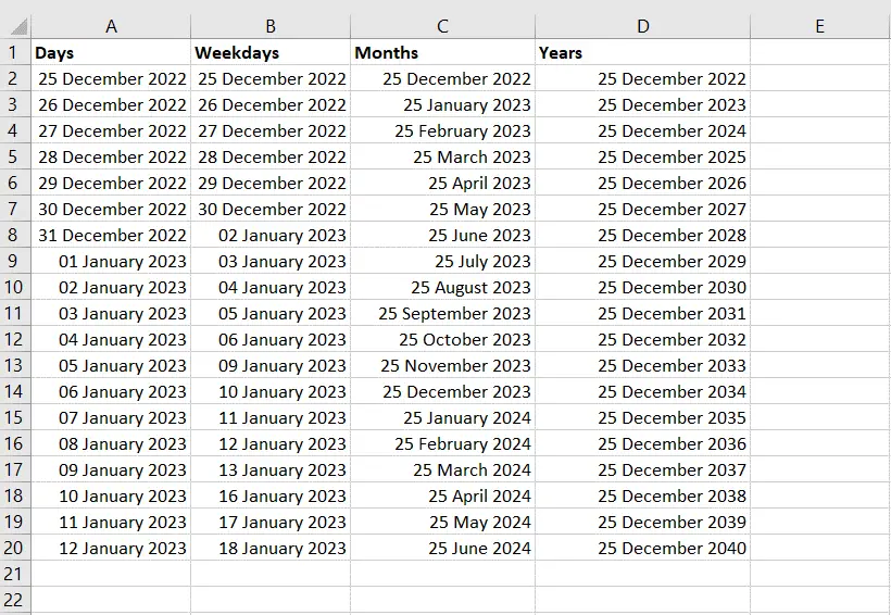 how-to-auto-populate-dates-in-excel-spreadcheaters