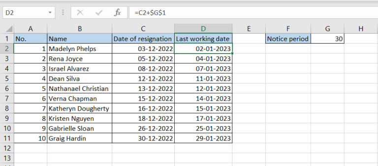 how-to-calculate-30-days-notice-in-excel-spreadcheaters