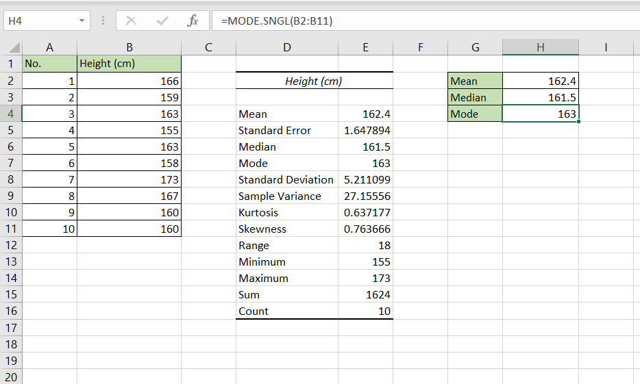 how-to-calculate-mean-median-mode-using-excel-haiper