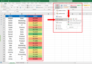 How to colour code in Excel - SpreadCheaters