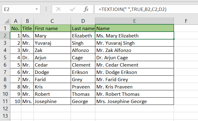 How To Combine Columns In Excel With A Space SpreadCheaters