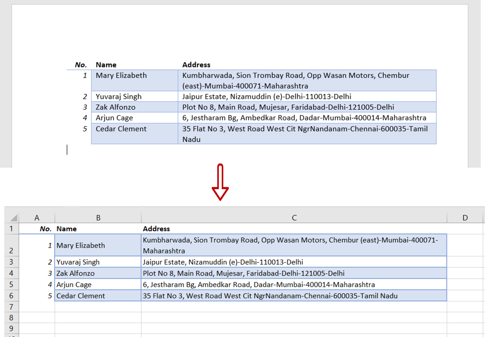 How To Insert Big Excel Table In Word