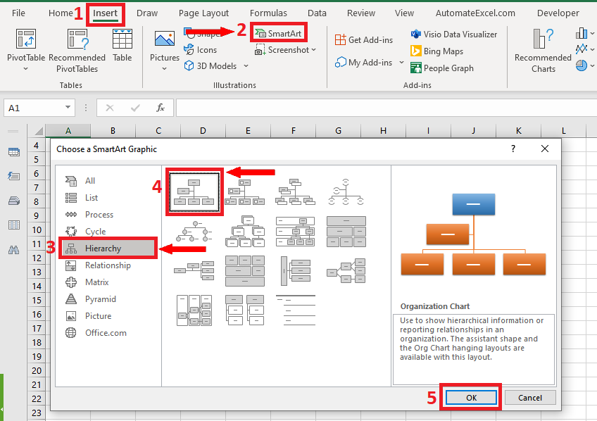 how-to-create-an-organization-chart-in-excel-spreadcheaters