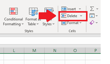 how to delete thousands of extra rows in excel