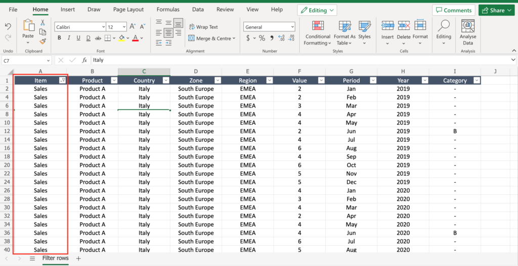 how-to-filter-data-include-blank-rows-in-excel