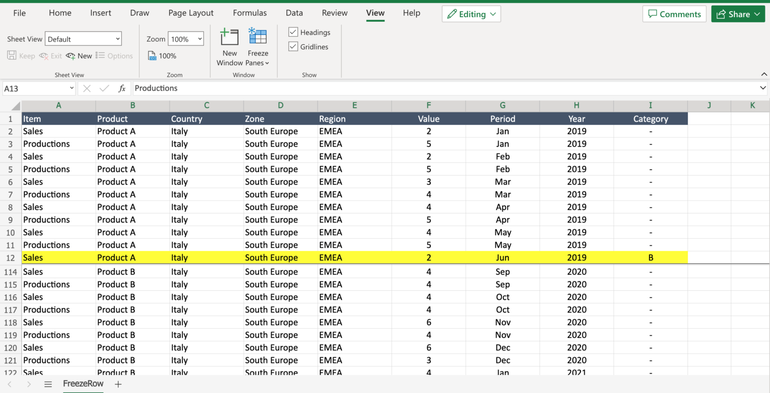 how-to-freeze-a-specific-row-in-excel-spreadcheaters