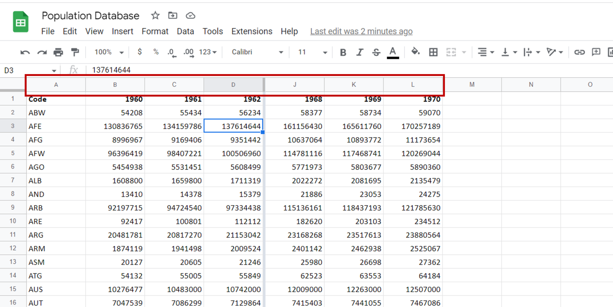 How To Make Data Table In Google Sheets