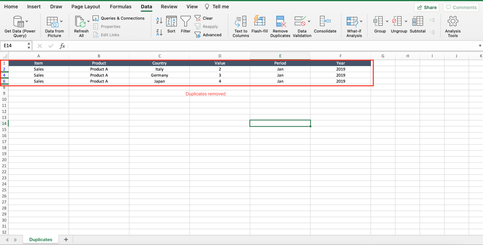 How To Hide Duplicates In Excel | SpreadCheaters