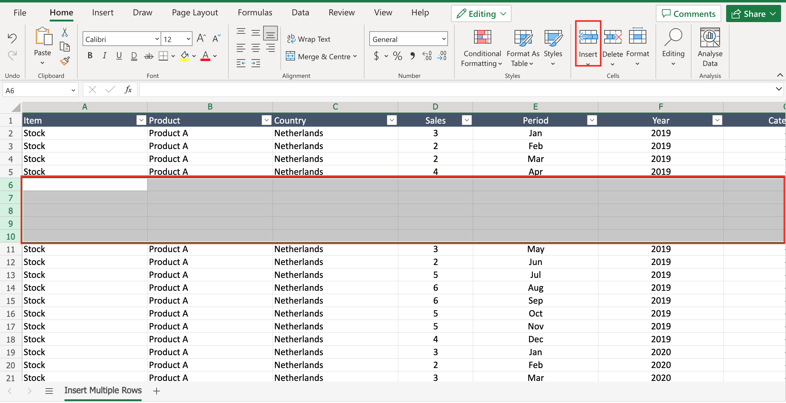 how-to-insert-multiple-cells-in-excel-between-data-printable-templates