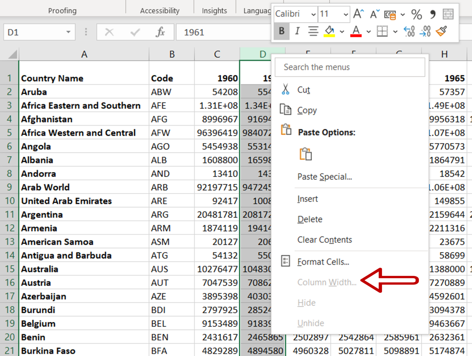 How To Lock Column Width In Excel Spreadcheaters 0261