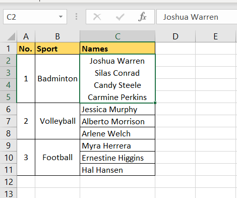 How To Merge Cells In Excel And Keep All Data | SpreadCheaters