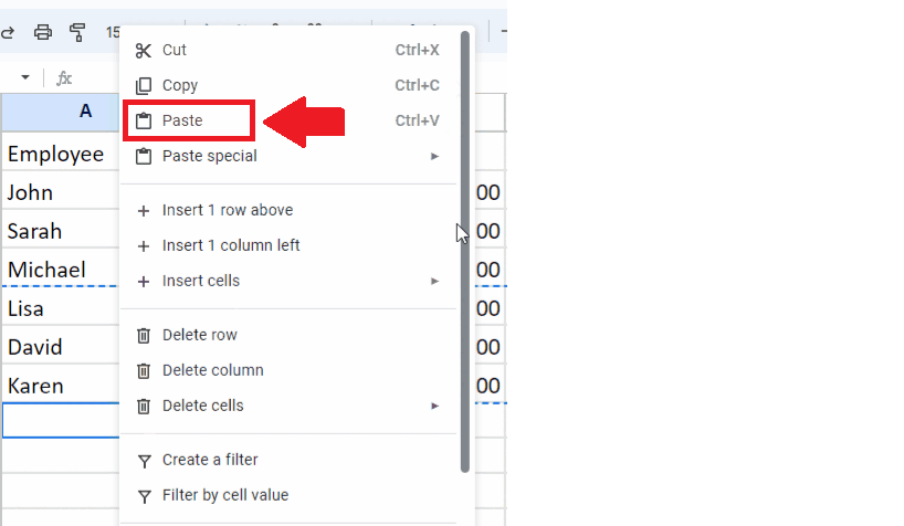 how-to-move-cells-down-in-google-sheets-spreadcheaters