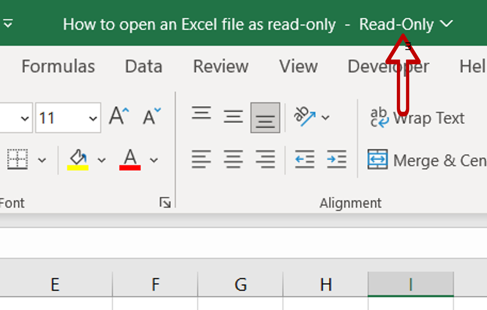 How To Open An Excel File As Read Only Spreadcheaters 4803