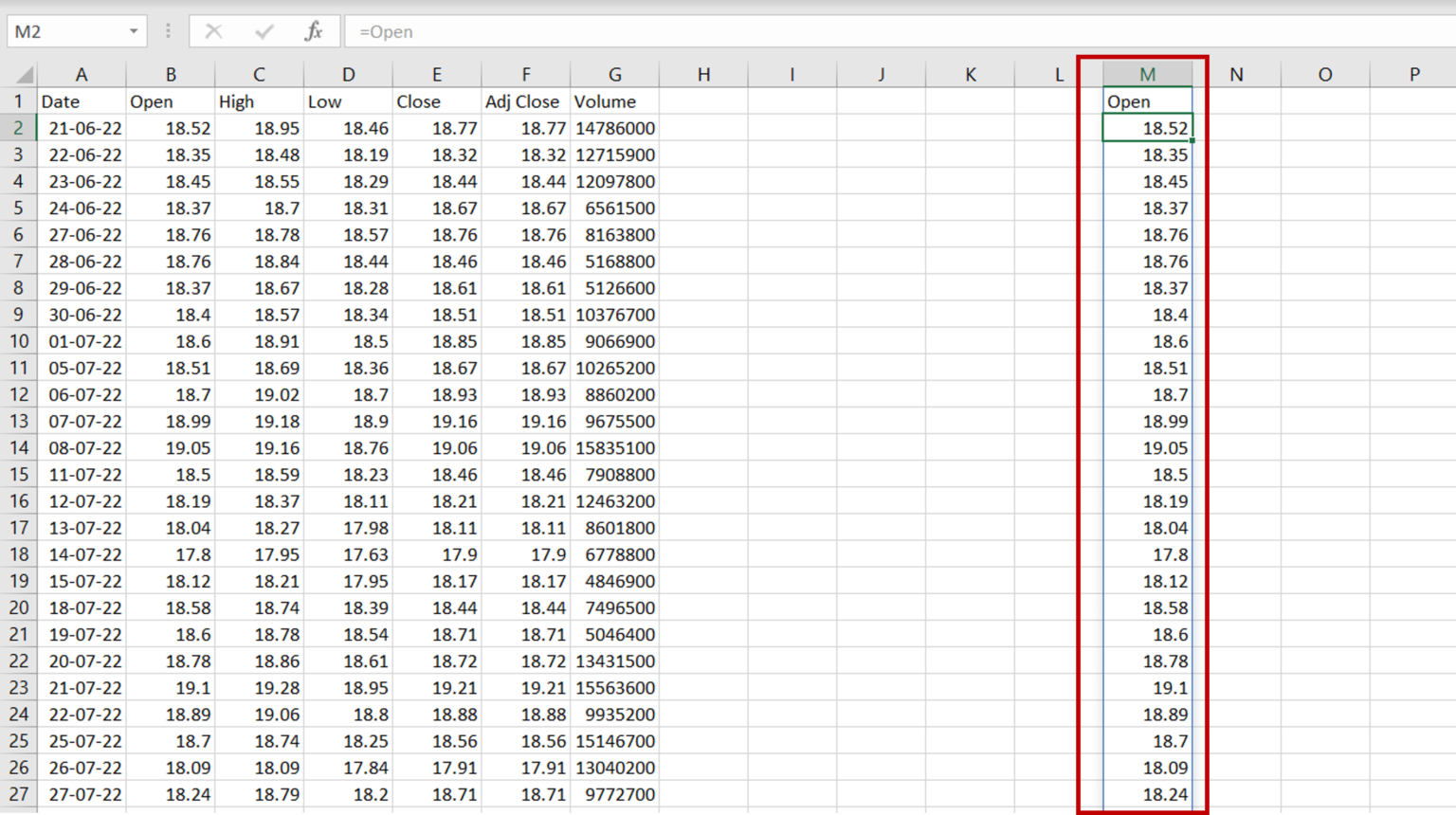 How To Paste A Range In Excel