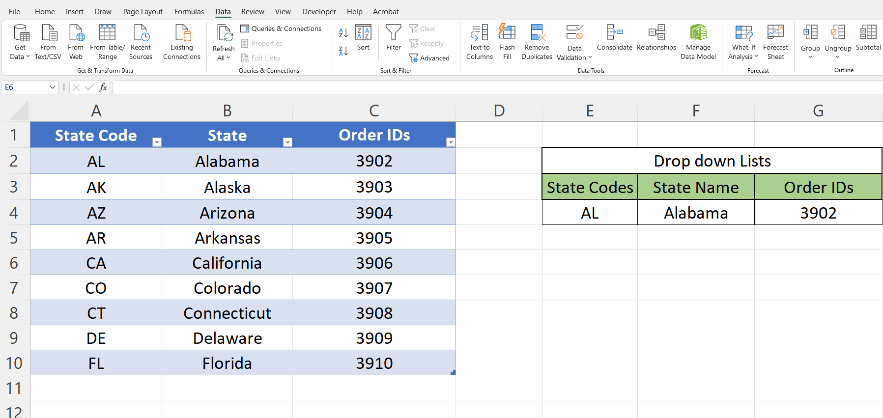 Excel Drop Down List Larger Font - Printable Online