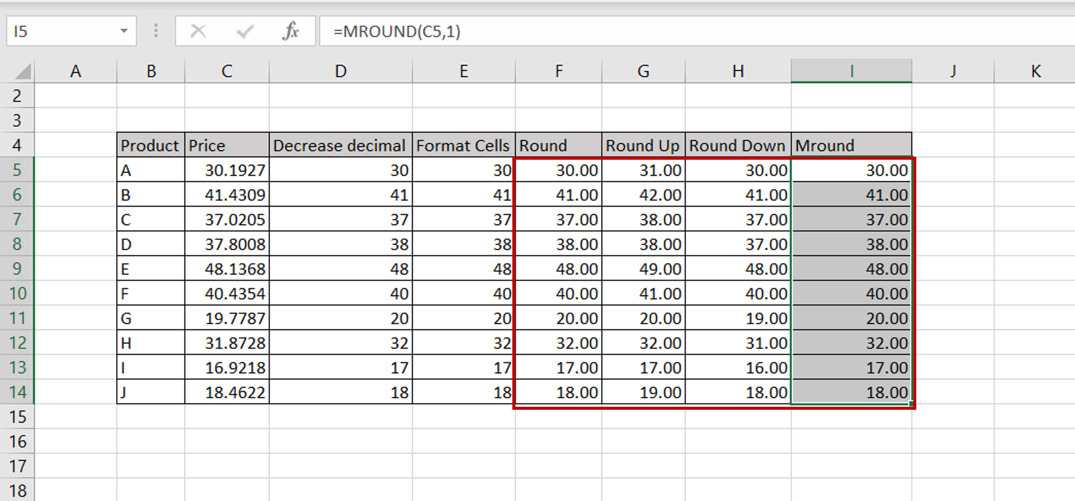 Round Up To Thousand Excel