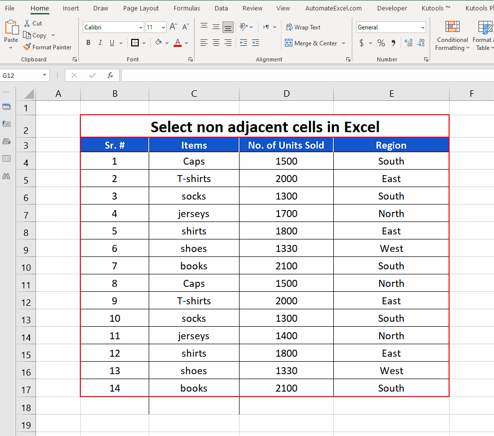 How To Select Non Adjacent Cells In Excel Macbook