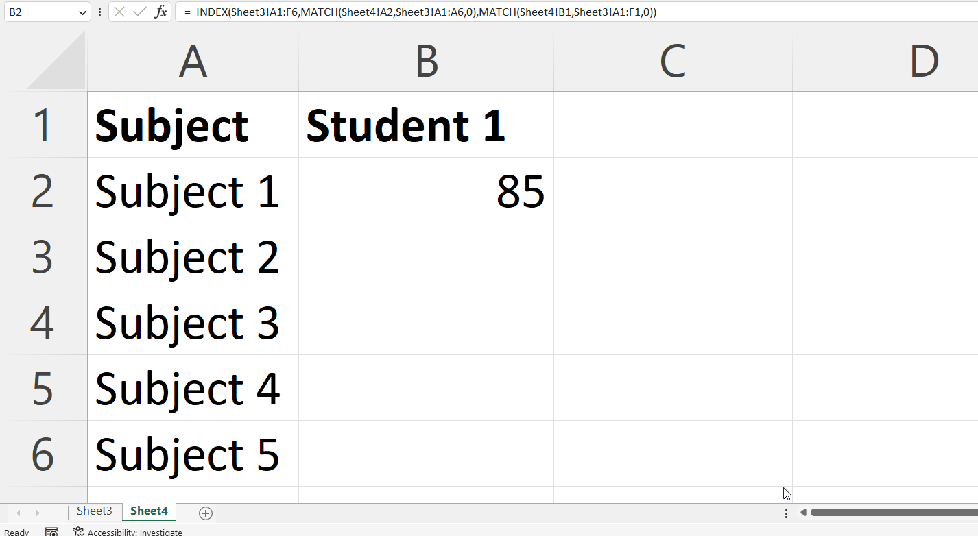 How To Use INDEX MATCH Across Multiple Sheets In Microsoft Excel