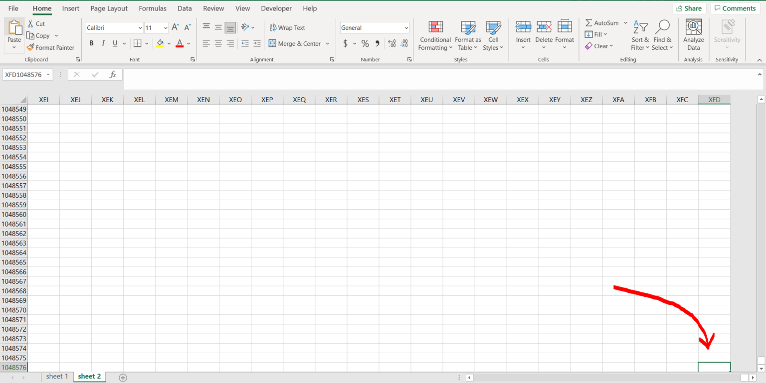 How Many Rows And Columns In Excel SpreadCheaters how-many-rows-and-columns-in-excel-spreadcheaters