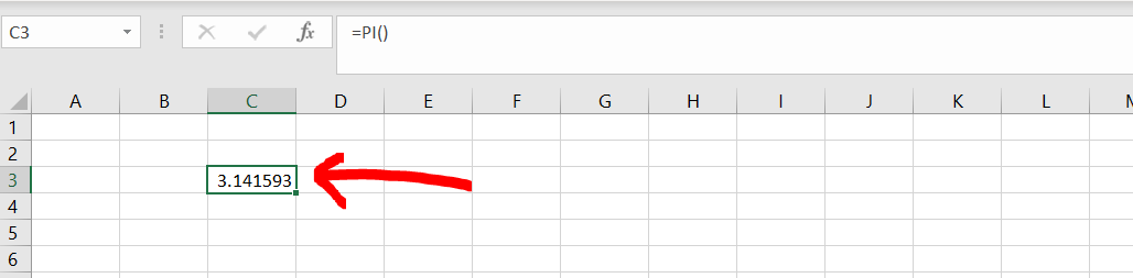 how-to-write-pi-in-excel-spreadcheaters