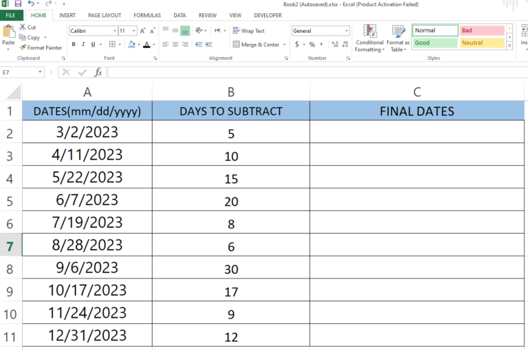 how-to-subtract-days-from-date-in-excel-spreadcheaters