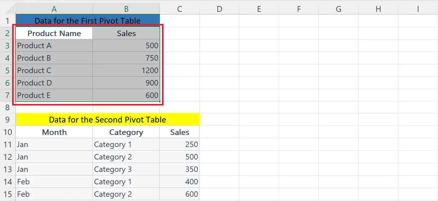 How To Add Multiple Pivot Tables To One Worksheet