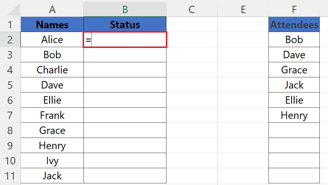  How To Compare Two Columns In Excel For Missing Values SpreadCheaters