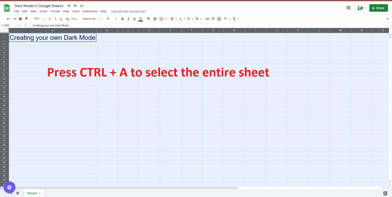 How To Enable Dark Mode In Google Sheets On Desktop SpreadCheaters