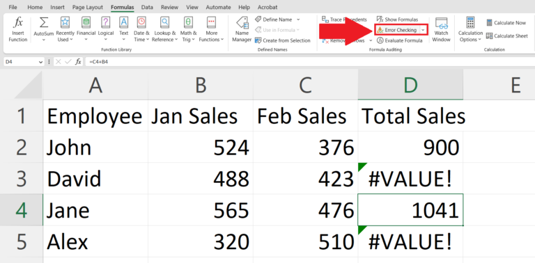 Excel found a problem with one or more formula references что делать