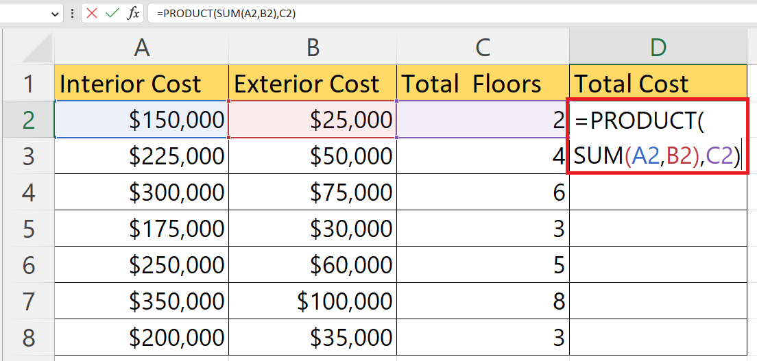 how-to-add-and-multiply-in-the-same-cell-in-microsoft-excel