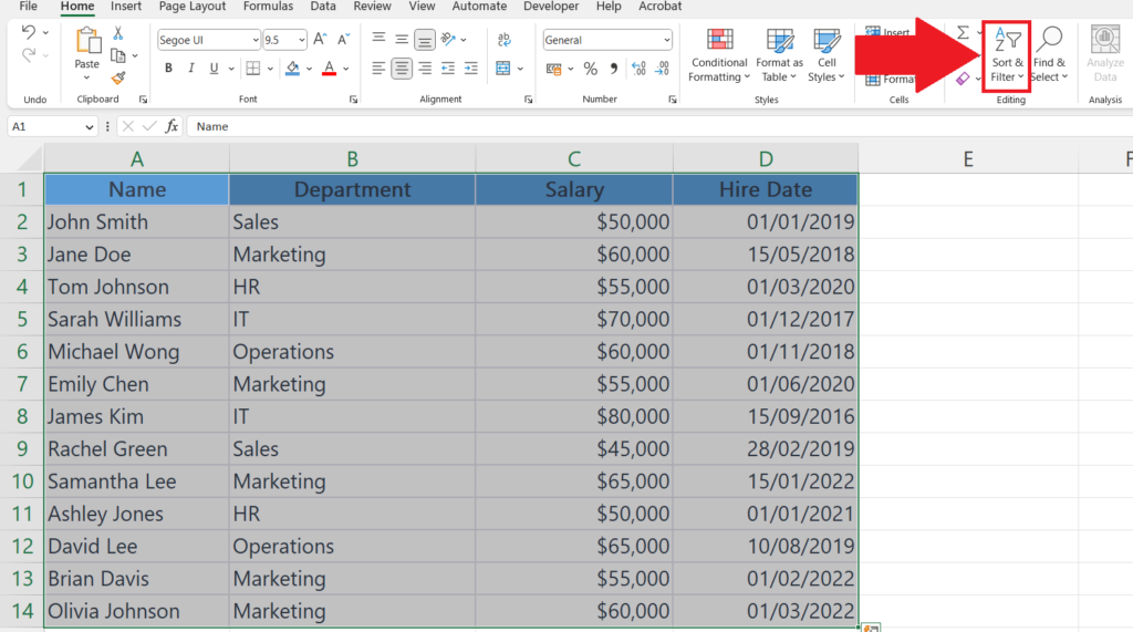 How To Select Rows With Specific Text In Excel Using Formula