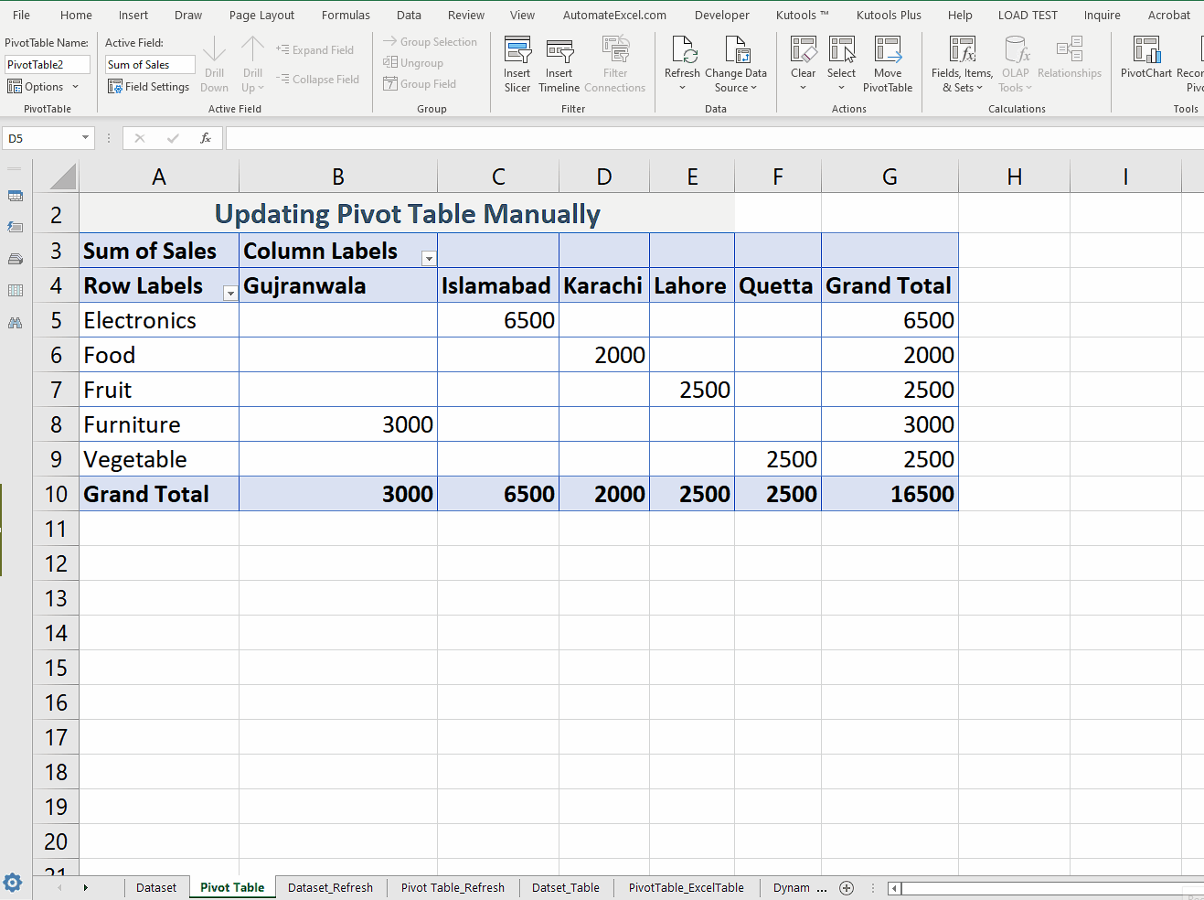 How To Change Pivot Table Range In Excel | SpreadCheaters