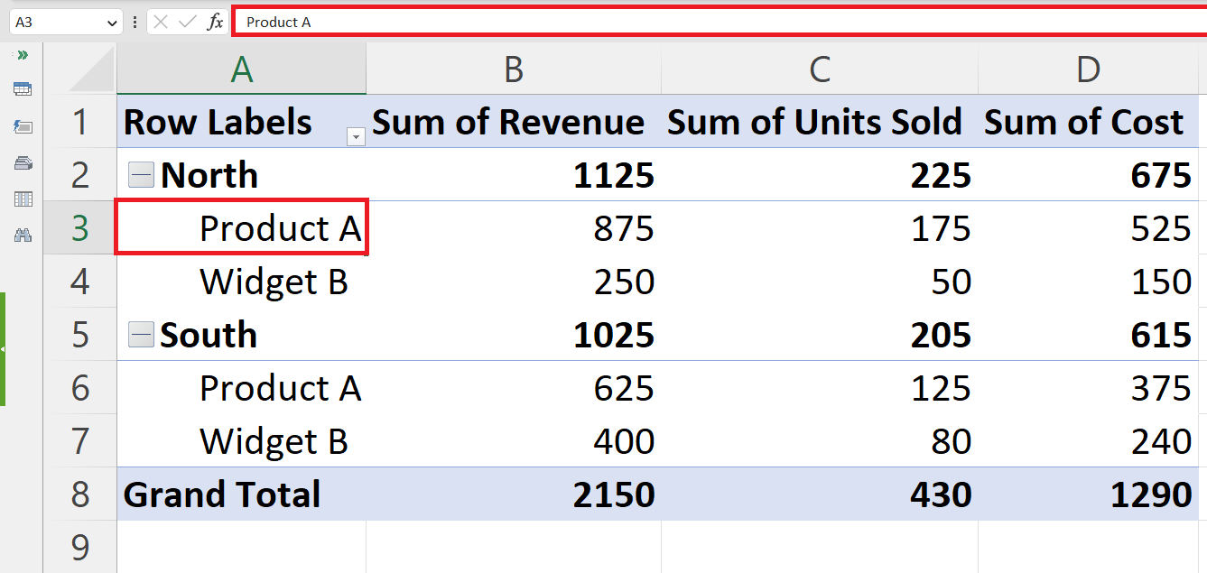 How To Change Row Labels In A Pivot Table In Microsoft Excel ...